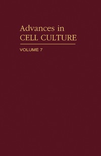 Imagen de portada: Advances in Cell Culture 9780120079070