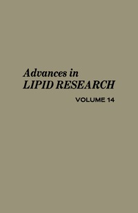 表紙画像: Advances in Lipid Research 9780120249145