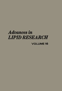 Cover image: Advances in Lipid Research 9780120249169