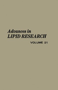 Imagen de portada: Advances in Lipid Research 9780120249213