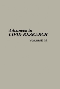 Imagen de portada: Advances in Lipid Research 9780120249220