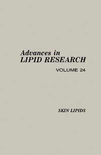 表紙画像: Advances in Lipid Research 9780120249244
