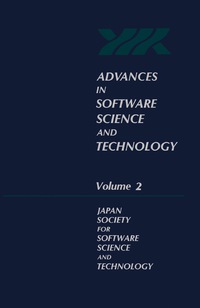 表紙画像: Advances in Software Science and Technology 9780120371020
