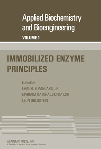 Cover image: Immobilized Enzyme Principles 9780120411016