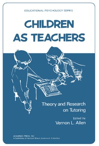 表紙画像: Children as Teachers 9780120526406