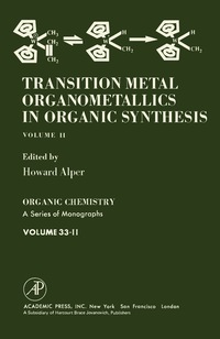 Titelbild: Transition Metal Organometallics in Organic Synthesis 9780120531028