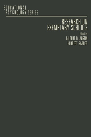 表紙画像: Research on Exemplary Schools 9780120685905