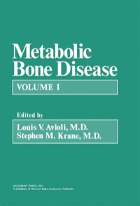 Cover image: Metabolic Bone Disease: Volume 1 9780120687015