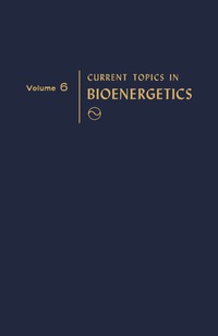 Cover image: Current Topics in Bioenergetics 9780121525064