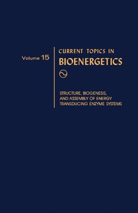 Omslagafbeelding: Current Topics in Bioenergetics 9780121525156