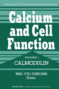 Imagen de portada: Calcium and Cell Function 9780121714017