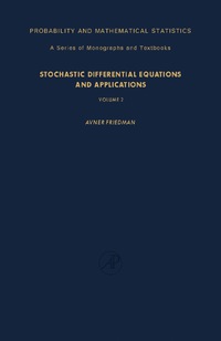 Titelbild: Stochastic Differential Equations and Applications 9780122682025