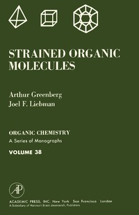 صورة الغلاف: Strained Organic Molecules 9780122995507