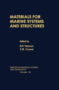 صورة الغلاف: Materials for Marine Systems and Structures 9780123418289
