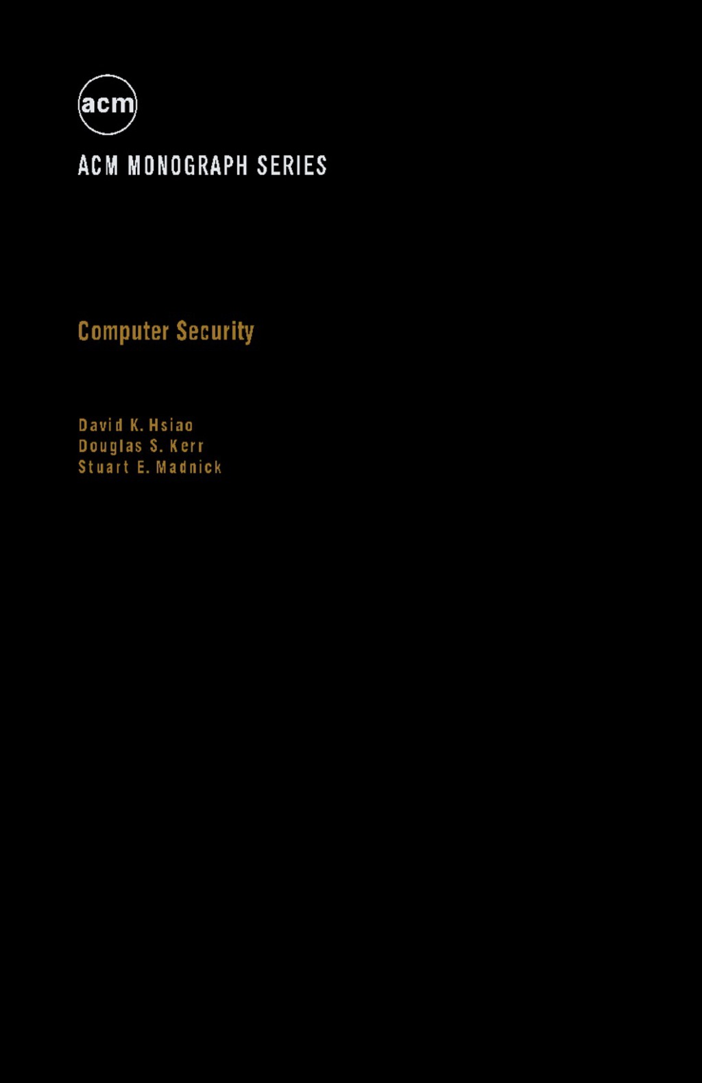 Computer Security (eBook)