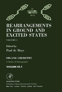 Immagine di copertina: Rearrangements in Ground and Excited States 9780124813014
