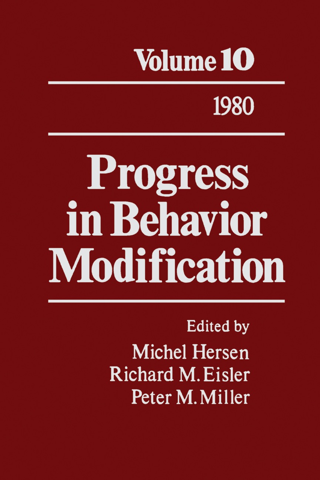 Progress in Behavior Modification (eBook)