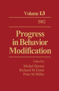 صورة الغلاف: Progress in Behavior Modification 9780125356138