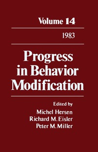 Cover image: Progress in Behavior Modification 9780125356145