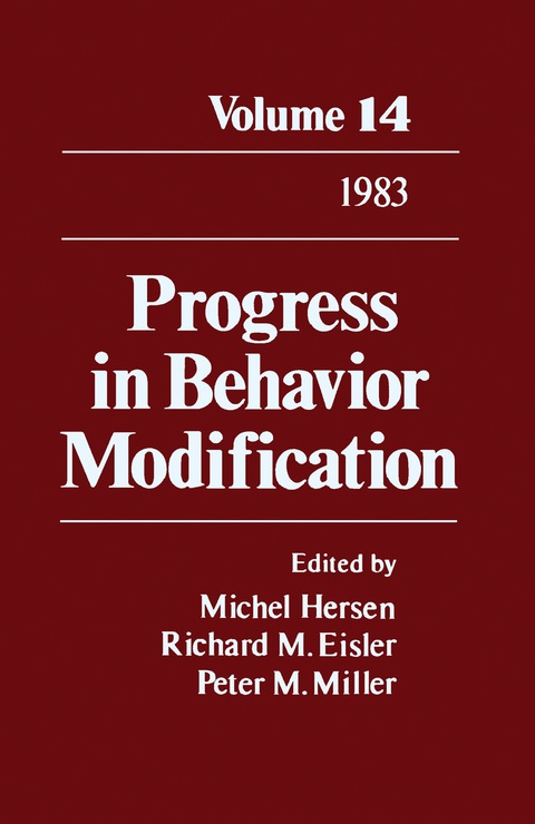 Progress in Behavior Modification: Volume 14 - FULL INSTANT DOWNLOAD | PDF DOCX EPUB