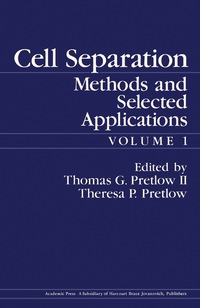 Titelbild: Cell Separation 9780125645010