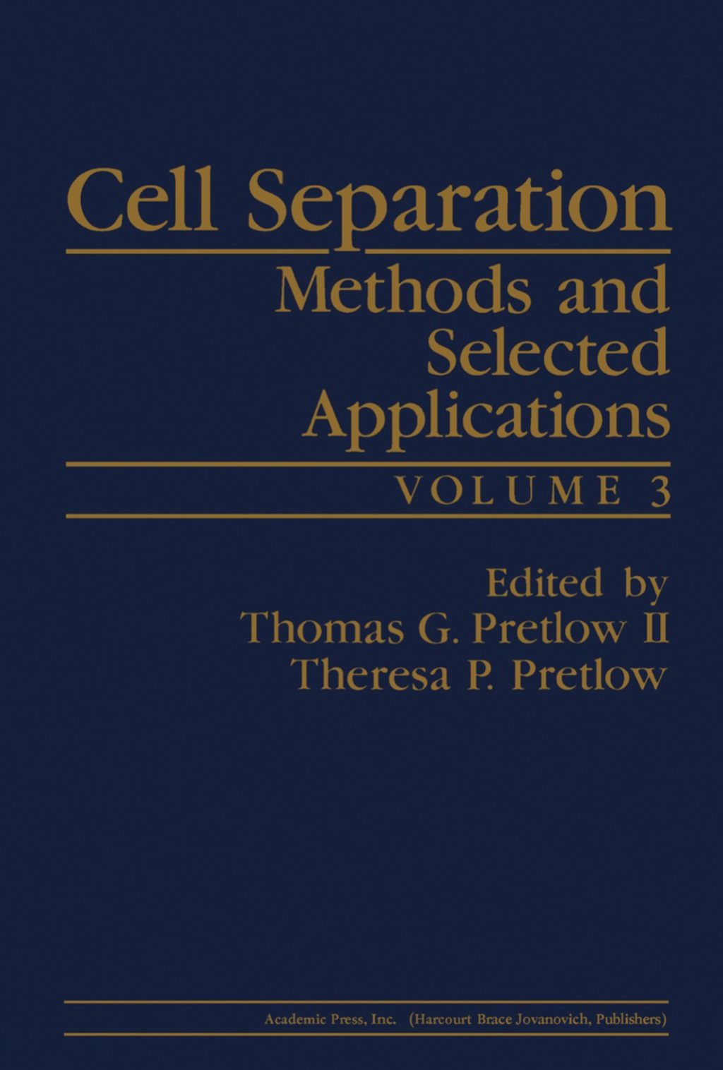 Cell Separation Methods and Selected Applications
