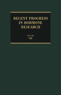 Cover image: Recent Progress in Hormone Research 9780125711487