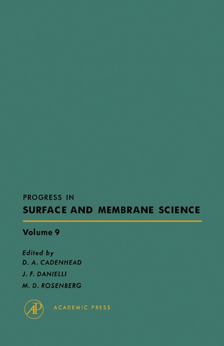 Imagen de portada: Progress in Surface and Membrane Science 9780125718097