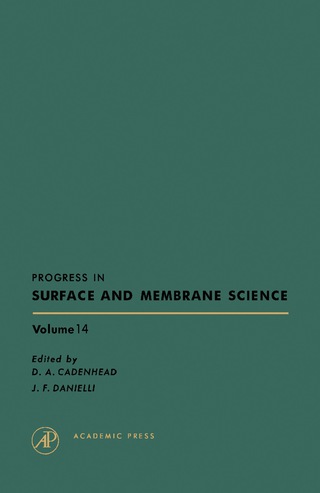 Cover image: Progress in Surface and Membrane Science 9780125718141