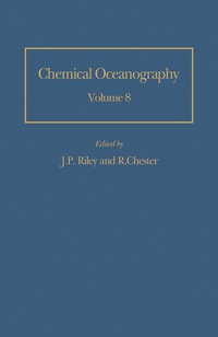 Cover image: Chemical Oceanography 9780125886086