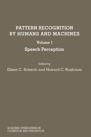 Omslagafbeelding: Pattern Recognition by Humans and Machines 9780126314038