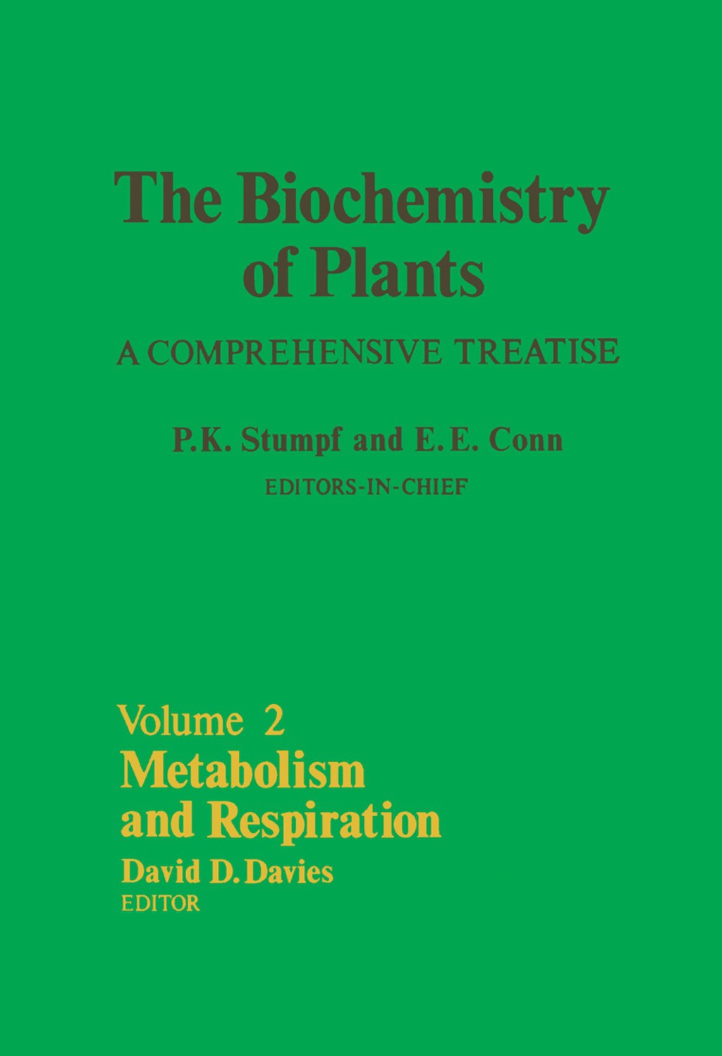 Metabolism and Respiration The Biochemistry of Plants