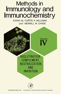 Imagen de portada: Agglutination, Complement, Neutralization, and Inhibition 9780127544045