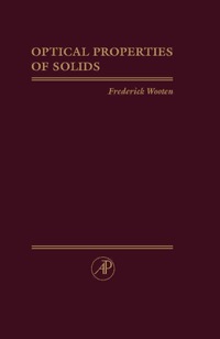 Cover image: Optical Properties of Solids 9780127634500