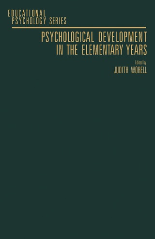 Cover image: Psychological Development in the Elementary Year 9780127640501