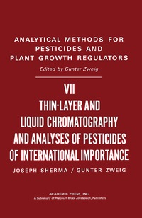 Imagen de portada: Thin-Layer and Liquid Chromatography and Pesticides of International Importance 9780127843070