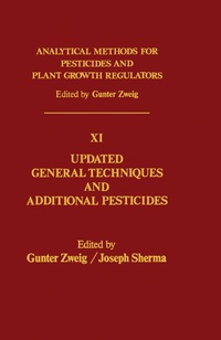 Imagen de portada: Updated General Techniques and Additional Pesticides 9780127843117