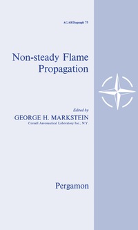 Omslagafbeelding: Nonsteady Flame Propagation 9781483196596