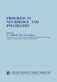 صورة الغلاف: Progress in Neurology and Psychiatry 9781483196626