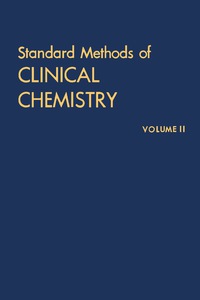 صورة الغلاف: Standard Methods of Clinical Chemistry 9781483196831