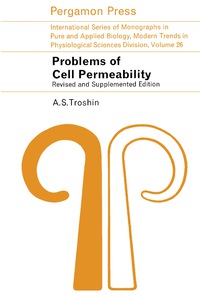 Cover image: Problems of Cell Permeability 9781483197586