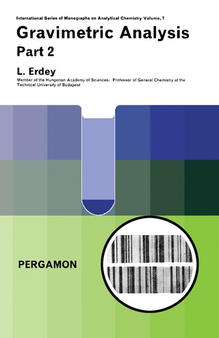 Imagen de portada: Gravimetric Analysis 9781483197647