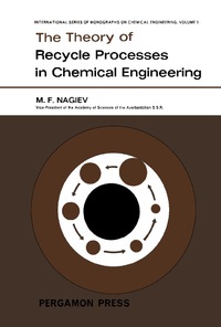 Cover image: The Theory of Recycle Processes in Chemical Engineering 9781483197654