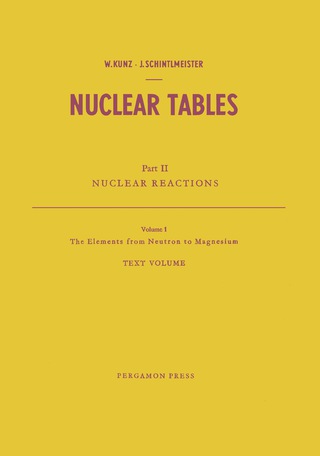 Titelbild: The Elements from Neutron to Magnesium 9781483198002