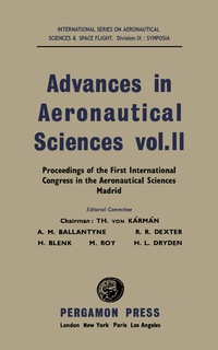 Omslagafbeelding: Advances in Aeronautical Sciences 9781483198330