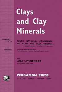 Omslagafbeelding: Clays and Clay Minerals 9781483198422