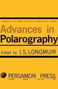 Cover image: Advances in Polarography 9781483198453