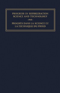 Imagen de portada: Progress in Refrigeration Science and Technology 9781483198576