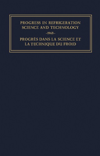 Cover image: Progress in Refrigeration Science and Technology 9781483198576
