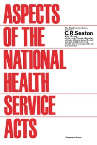 صورة الغلاف: Aspects of the National Health Service Acts 9781483198989